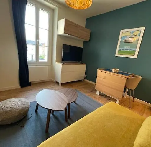 Apartment Heart Of Rennes Private Parking